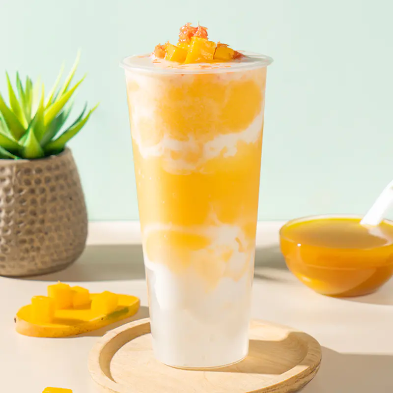 Drink Mixes-Chilled Mango Sago Cream with Pomelo Powder-4