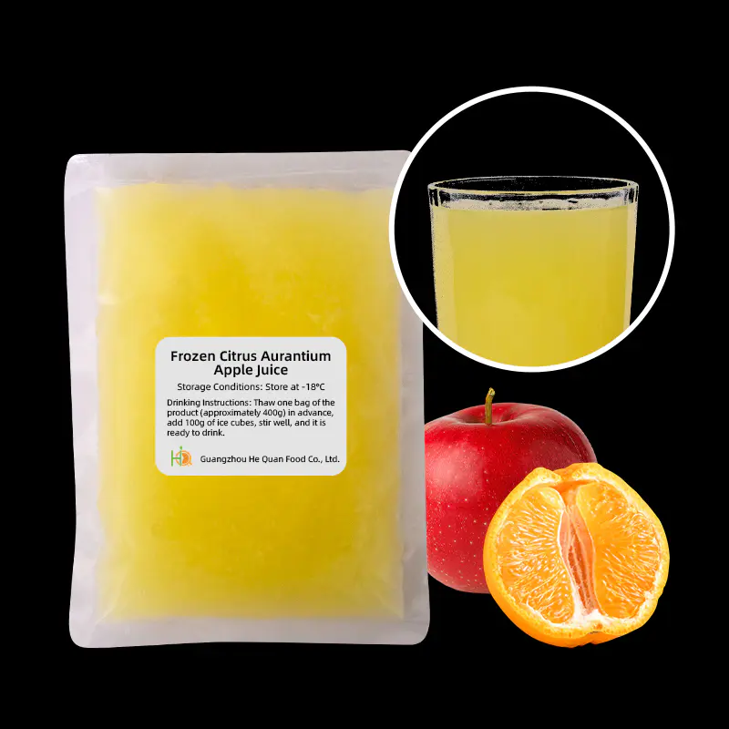 Syrup-Frozen Citrus Aurantium Apple Juice