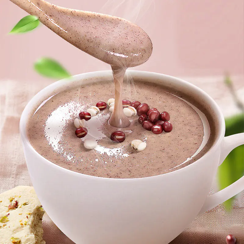 Drink Mixes-Red Date & Dried Lotus Seed Instant Porridge Powder-2