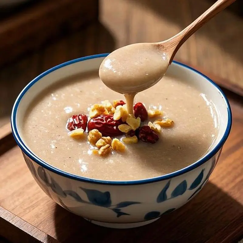 Drink Mixes-Red Date & Dried Lotus Seed Instant Porridge Powder-4