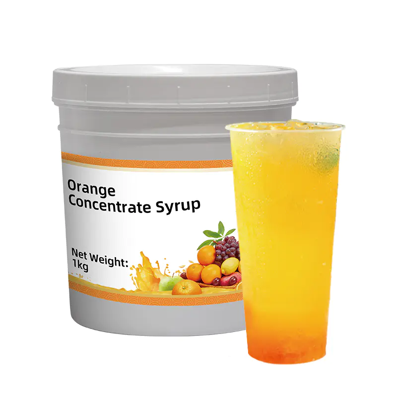 Syrup-Orange Concentrate with Real Fruit Pulp-11