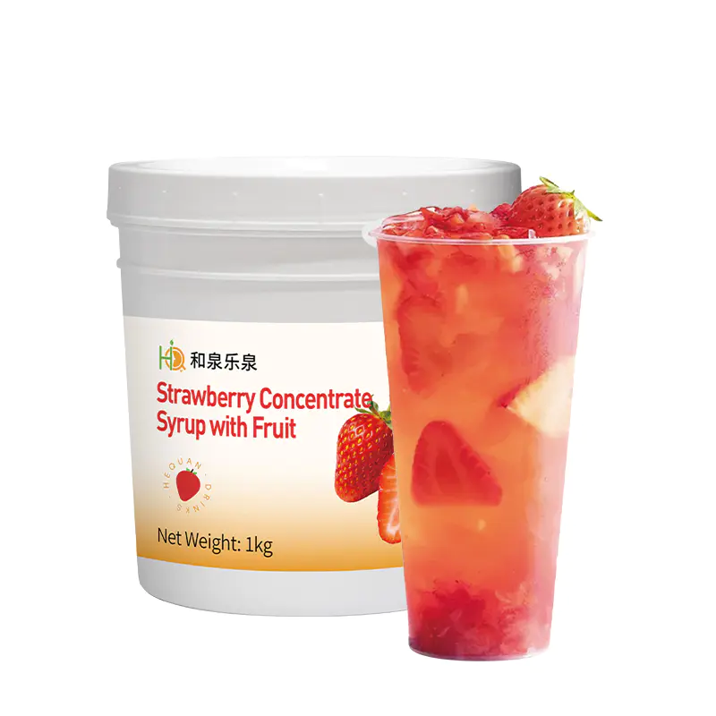 Syrup-Strawberry Concentrate with Real Fruit Pulp-11